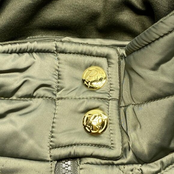 NEW PS Of SWEDEN Womens Jacket Moss Green Size L Gina Quilted Full Zip - Picture 7 of 12
